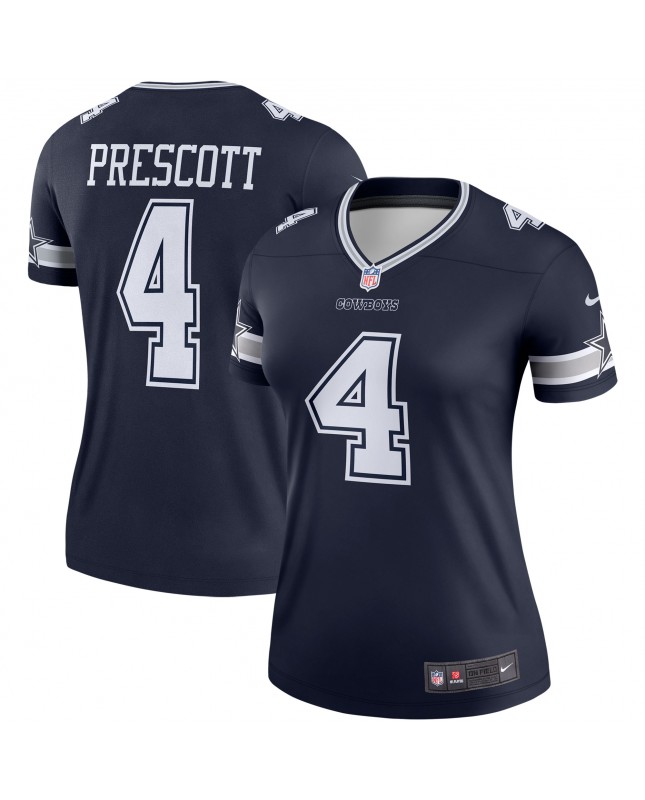 Dak Prescott Dallas Cowboys Nike Women's Legend Spieler Performance Top - Navy