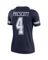 Dak Prescott Dallas Cowboys Nike Women's Legend Spieler Performance Top - Navy