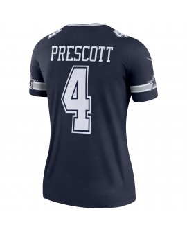 Dak Prescott Dallas Cowboys Nike Women's Legend Spieler Performance Top - Navy