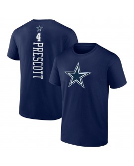 Dak Prescott Dallas Cowboys Playmaker T-Shirt – Marineblau