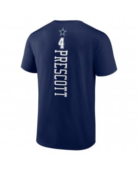 Dak Prescott Dallas Cowboys Playmaker T-Shirt – Marineblau