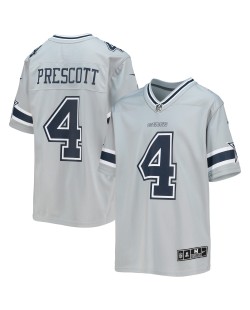 Dak Prescott Dallas Cowboys Nike Inverted Team-Spieler Trikot für Jugendliche – Silber