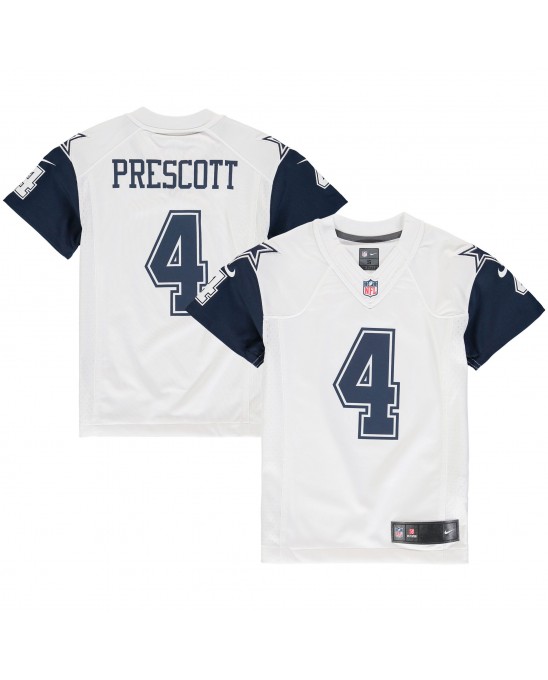 Dak Prescott Dallas Cowboys Nike Jugend Color Rush Spieler Trikot – Weiß