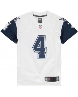 Dak Prescott Dallas Cowboys Nike Jugend Color Rush Spieler Trikot – Weiß