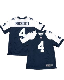 Dak Prescott Dallas Cowboys Nike Youth ThrowbackTrikot – Marineblau