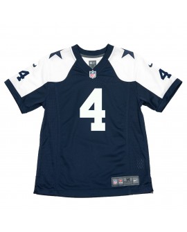 Dak Prescott Dallas Cowboys Nike Youth ThrowbackTrikot – Marineblau