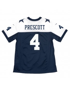 Dak Prescott Dallas Cowboys Nike Youth ThrowbackTrikot – Marineblau