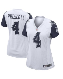 Dak Prescott Dallas Cowboys Nike Damen-Ausweichtrikot – Weiß