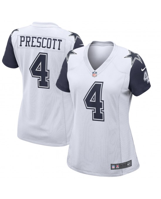 Dak Prescott Dallas Cowboys Nike Damen-Ausweichtrikot – Weiß