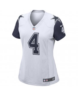 Dak Prescott Dallas Cowboys Nike Damen-Ausweichtrikot – Weiß