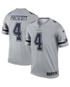Dak Prescott Dallas Cowboys Nike Inverted Legend Spieler Performance Top - Grau