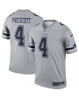 Dak Prescott Dallas Cowboys Nike Inverted Legend Spieler Performance Top - Grau