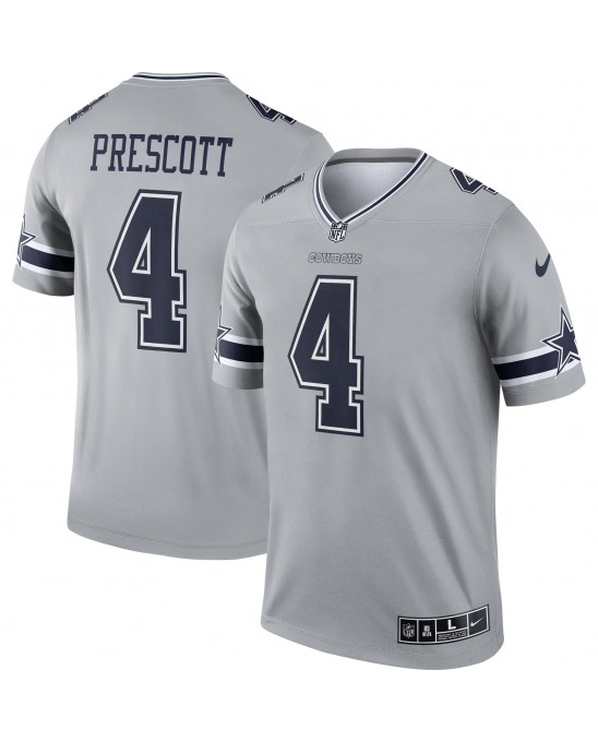 Dak Prescott Dallas Cowboys Nike Inverted Legend Spieler Performance Top - Grau