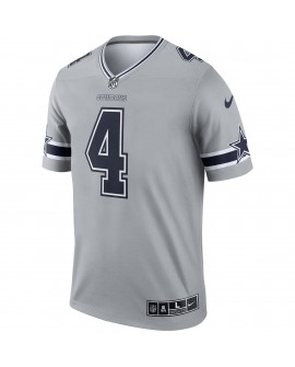 Dak Prescott Dallas Cowboys Nike Inverted Legend Spieler Performance Top - Grau