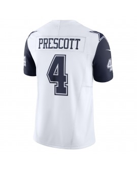 Dak Prescott Dallas Cowboys Nike Vapor F.U.S.E. Limitiertes Trikot – Weiß
