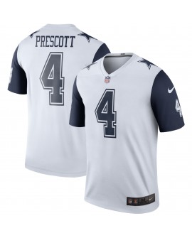 Dak Prescott Dallas Cowboys Nike Legend Spieler Performance Top – Weiß