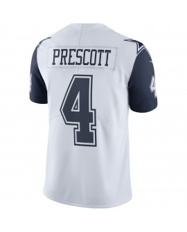 Dak Prescott Nike Dallas Cowboys Color Rush Vapor Limited Trikot - Weiß