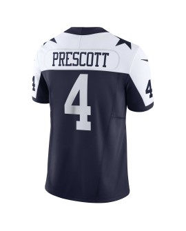 Dak Prescott Dallas Cowboys Nike Vapor F.U.S.E. Limitiertes Trikot – Marineblau