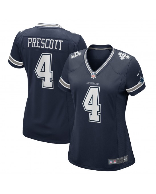 Dak Prescott Dallas Cowboys Nike Damen-Game-Team-Trikot – Marineblau