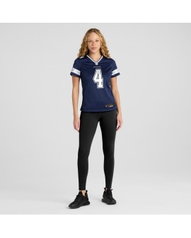 Dak Prescott Dallas Cowboys Nike Damen-Game-Team-Trikot – Marineblau