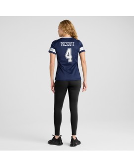 Dak Prescott Dallas Cowboys Nike Damen-Game-Team-Trikot – Marineblau