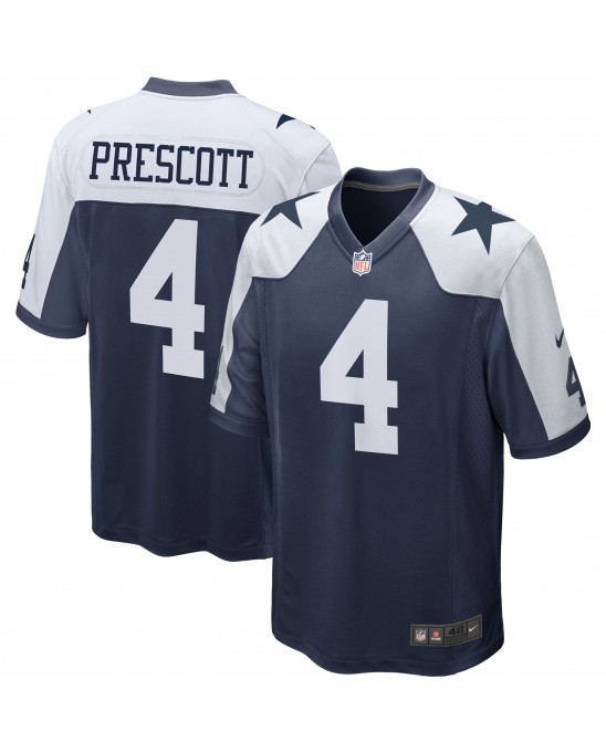 Dak Prescott Dallas Cowboys Nike AlternateTeam-Trikot – Marineblau