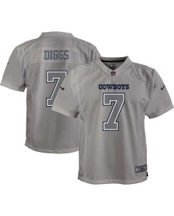 Trevon Diggs Dallas Cowboys Nike Jugend-Atmosphere-Spieler Trikot – Grau