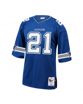 Deion Sanders Dallas Cowboys 1996 Mitchell & Ness Authentic Throwback-Spielertrikot im Ruhestand – Royalblau