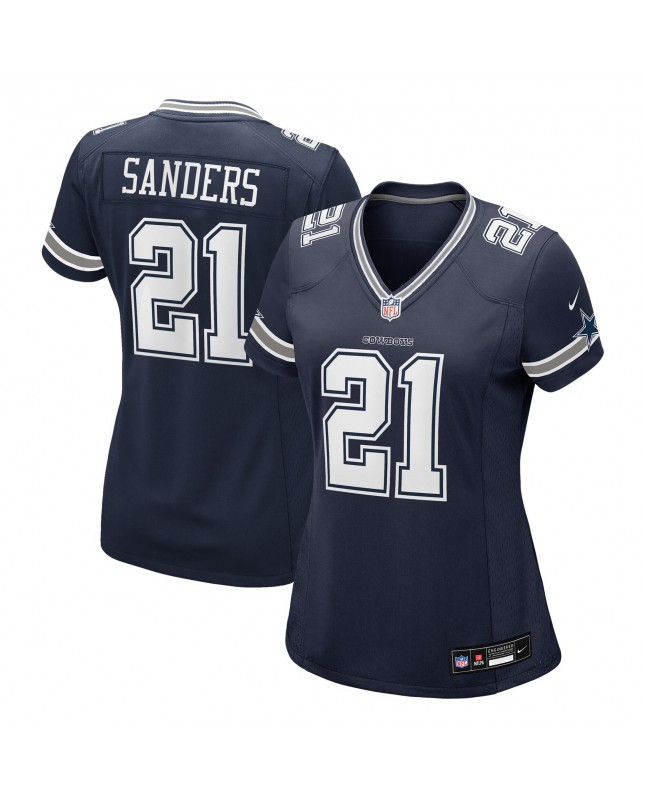 Deion Sanders Dallas Cowboys Nike Damen-Spieler Trikot für pensionierte Spieler – Marineblau