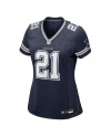 Deion Sanders Dallas Cowboys Nike Damen-Spieler Trikot für pensionierte Spieler – Marineblau