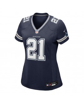 Deion Sanders Dallas Cowboys Nike Damen-Spieler Trikot für pensionierte Spieler – Marineblau