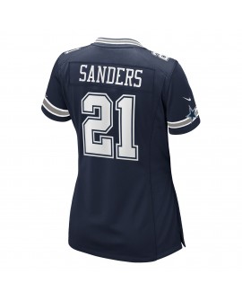 Deion Sanders Dallas Cowboys Nike Damen-Spieler Trikot für pensionierte Spieler – Marineblau