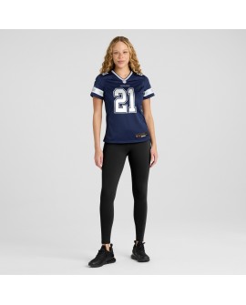 Deion Sanders Dallas Cowboys Nike Damen-Spieler Trikot für pensionierte Spieler – Marineblau