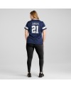 Deion Sanders Dallas Cowboys Nike Damen-Spieler Trikot für pensionierte Spieler – Marineblau