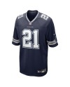 Deion Sanders Dallas Cowboys Nike Team Retired SpielerTrikot – Marineblau
