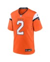 Patrick Surtain II Denver Broncos Nike Mile High Collection Spieler Trikot – Orange