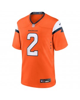 Patrick Surtain II Denver Broncos Nike Mile High Collection Spieler Trikot – Orange