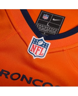 Patrick Surtain II Denver Broncos Nike Mile High Collection Spieler Trikot – Orange