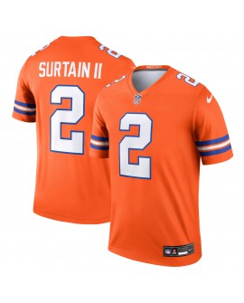 Patrick Surtain II Denver Broncos Nike Legend Spieler Performance Top – Orange