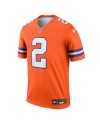 Patrick Surtain II Denver Broncos Nike Legend Spieler Performance Top – Orange