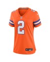 Patrick Surtain II Denver Broncos Nike Damen-Spieler Trikot „Mile High Collection 1977 Throwback“ – Orange