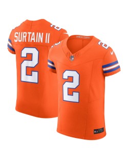 Patrick Surtain II Denver Broncos Nike Vapor F.U.S.E. Elite Trikot Vapor F.U.S.E. Elite-Trikot – Orange