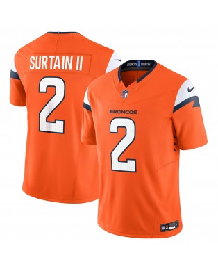 Patrick Surtain II Denver Broncos Nike Mile High Collection Vapor F.U.S.E. Limitiertes Trikot – Orange