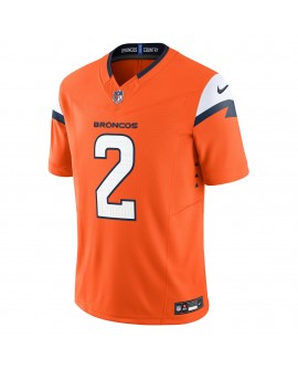 Patrick Surtain II Denver Broncos Nike Mile High Collection Vapor F.U.S.E. Limitiertes Trikot – Orange