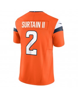 Patrick Surtain II Denver Broncos Nike Mile High Collection Vapor F.U.S.E. Limitiertes Trikot – Orange