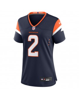 Patrick Surtain II Denver Broncos Nike Mile High Collection Alternate Game-Trikot für Damen – Marineblau