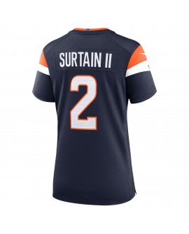 Patrick Surtain II Denver Broncos Nike Mile High Collection Alternate Game-Trikot für Damen – Marineblau