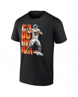 Bo Nix Denver Broncos Celebration T-Shirt – Schwarz
