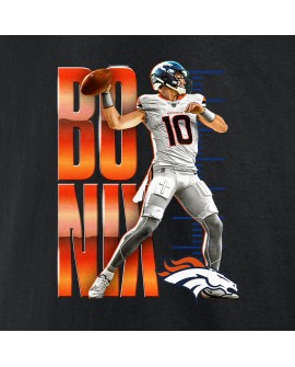 Bo Nix Denver Broncos Celebration T-Shirt – Schwarz