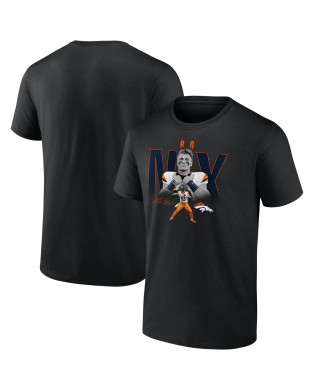 Bo Nix Denver Broncos Humble Shadow Spieler Grafik-T-Shirt – Schwarz